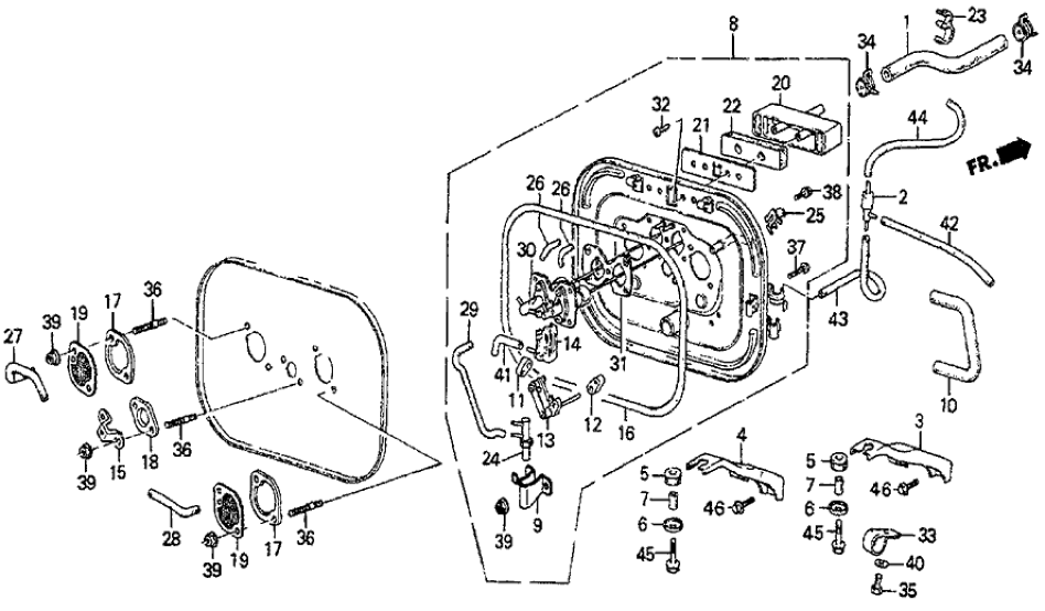 Honda 36141-PC6-660 Gasket, Main Jet Vent Solenoidvalve (Inner)