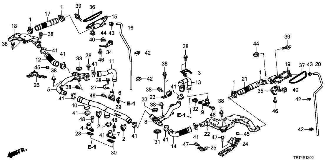 Honda 17316-PFD-003 Band, Hose (D39)