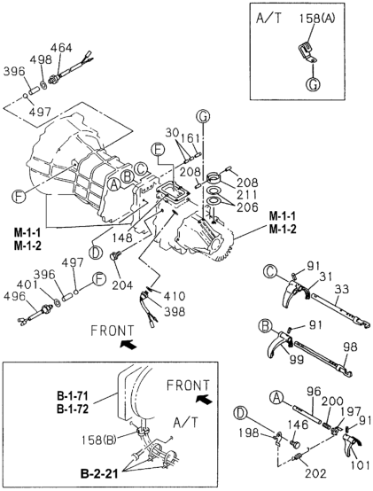 Honda 8-94448-199-0 Bracket, Reverse Inhibiter