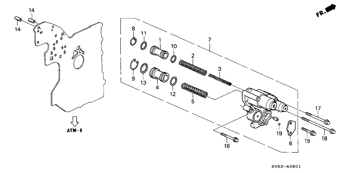 27850-P0X-600 Honda Body Assy., Accumulator