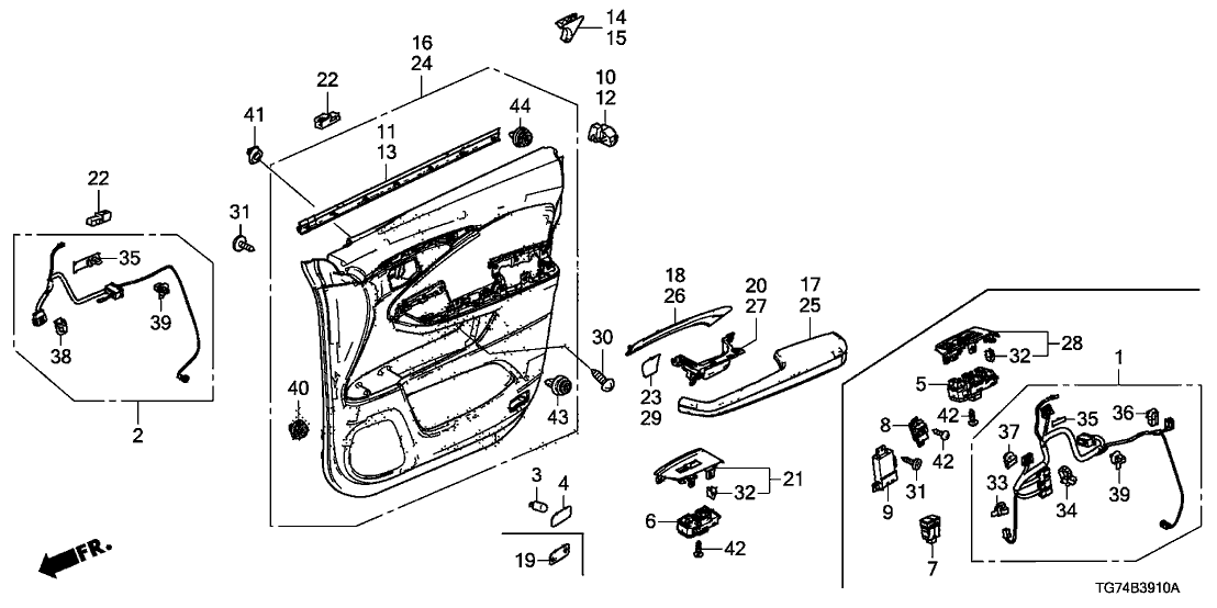 Honda 83551-TG7-A32ZC Base L, FR. *NH836L*