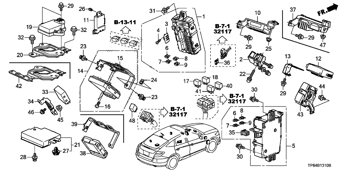 Honda 37720-5G0-A01 Control Unit, Fuel Pump