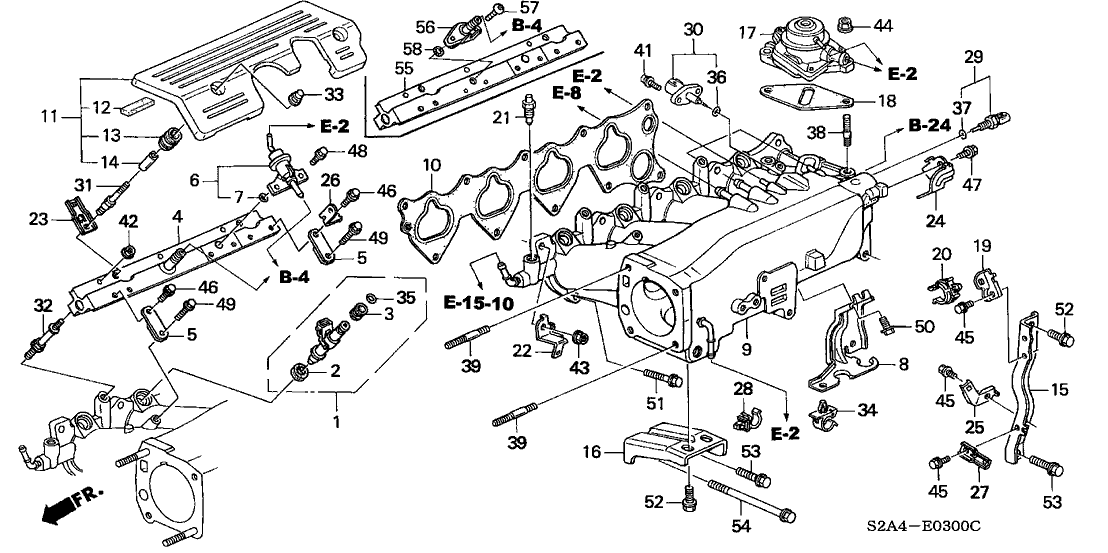 Honda 32117-PCX-000 Stay F, Engine Harness