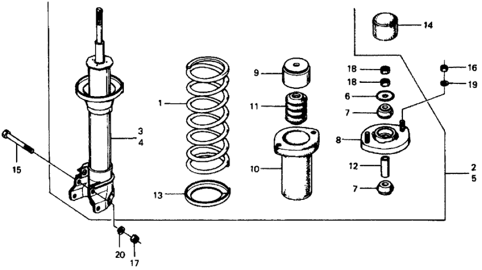 Honda 52681-657-670 Seat, Spring (Upper)