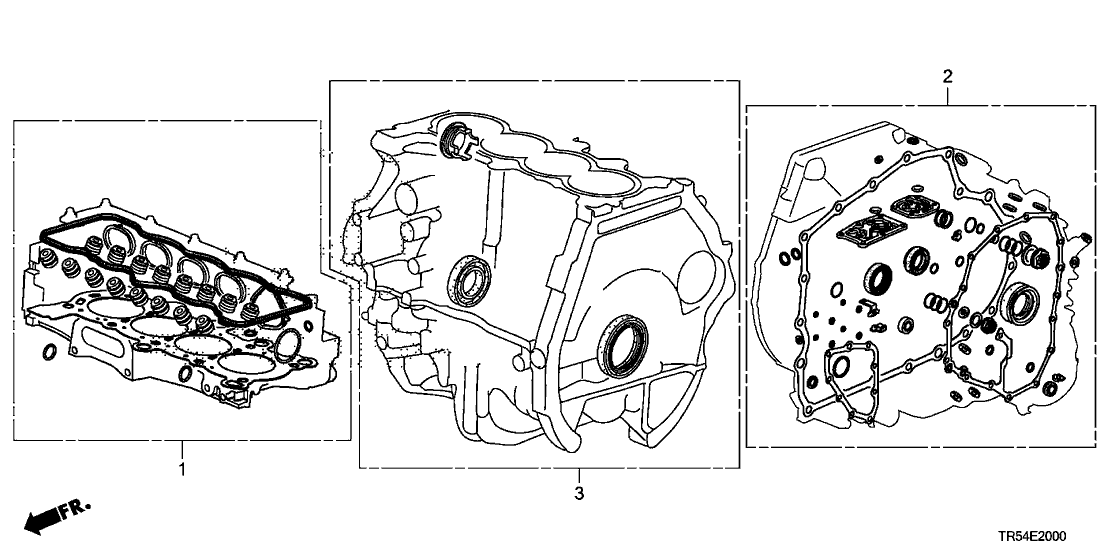 Honda 06110-R1Z-000 Gasket Kit, Cylinder Head