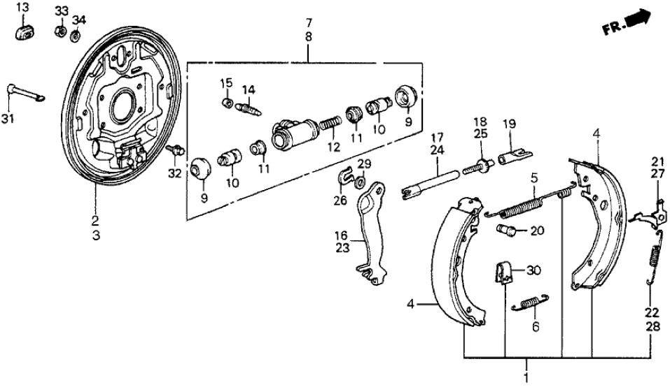 Honda 43377-SB6-003 Spring, L. Adjuster