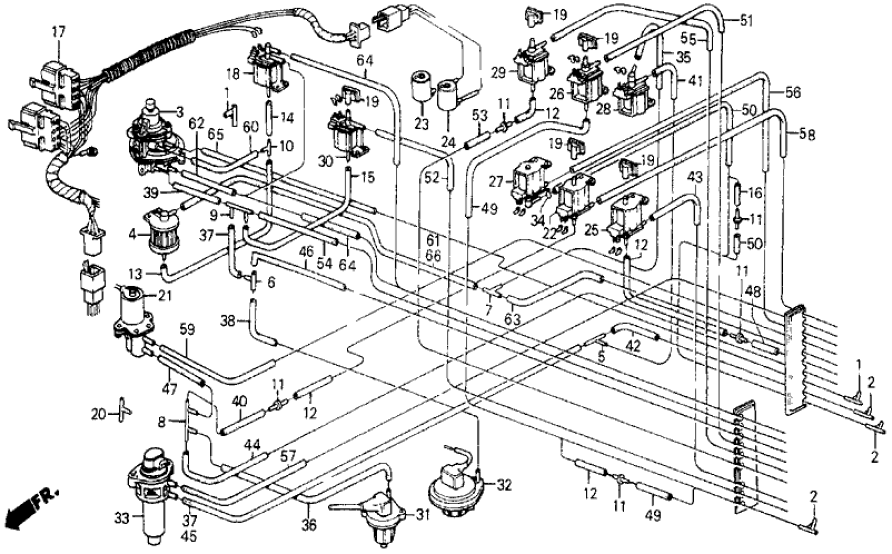 Honda 36183-PE1-692 Switch Assy., Vacuum (B-80)