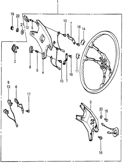 Honda 53141-692-003 Pad, Horn (Nippon Purasuto)