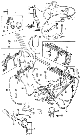 Honda 90692-PC1-010 Clip, Purge Tube