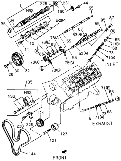 Honda 8-94365-130-0 Bolt, Rocker Shaft