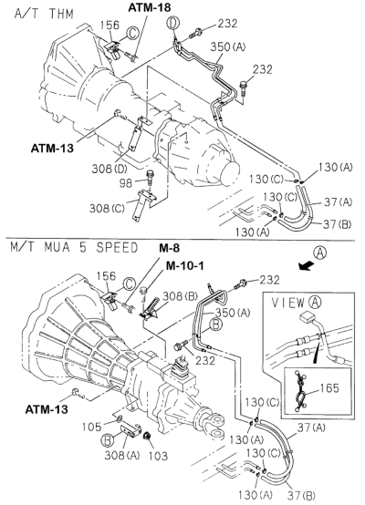 Honda 8-97130-552-2 Bracket, Fuel Pipe C