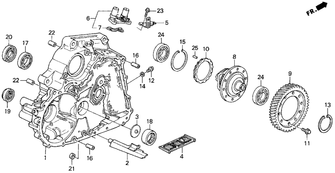 Honda 41233-P24-J00 Gear, Final Driven