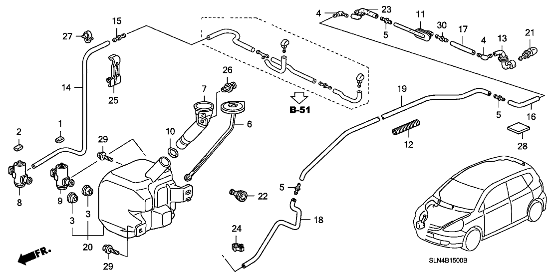 Honda 76821-SLN-003 Tube, Corrugate