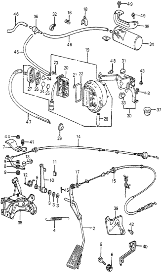 Honda 36610-PC2-661 Stay, Actuator