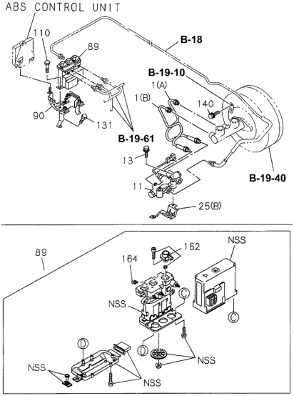 Honda 8-97106-667-0 Valve, Brake Control