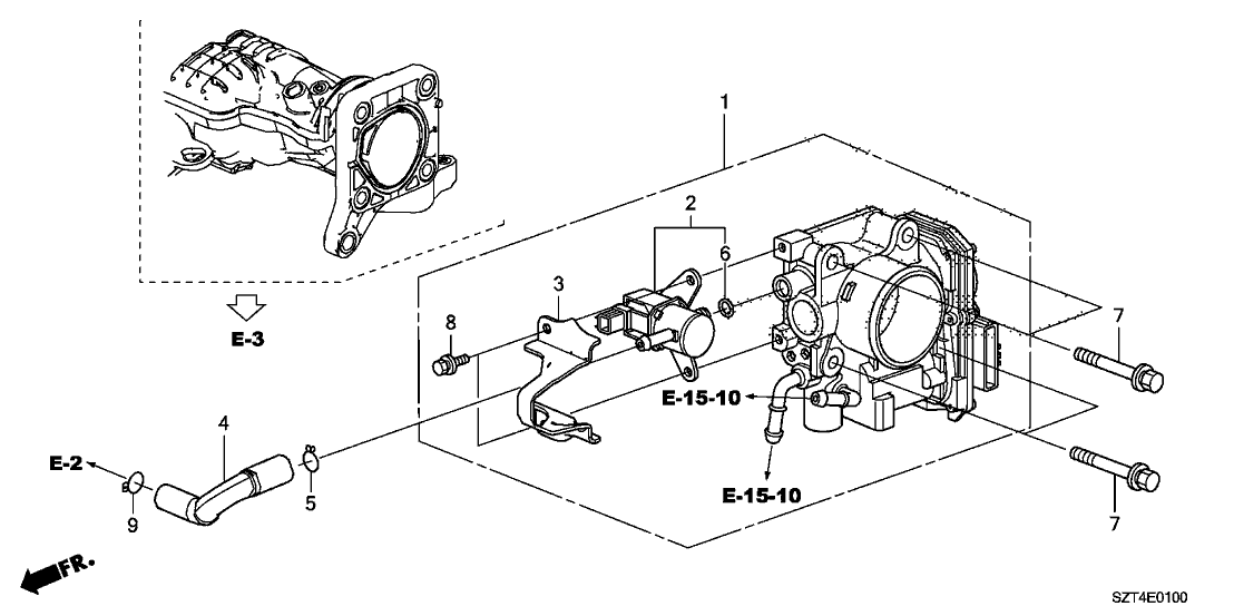 Honda 36163-RTW-000 Guard, Purge Control Solenoid Valve