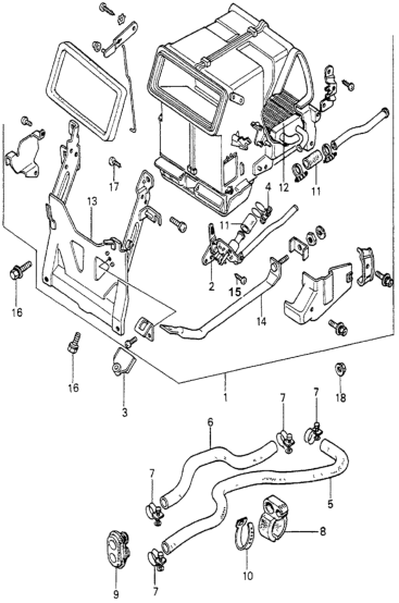 Honda 39218-671-010 Holder, Control