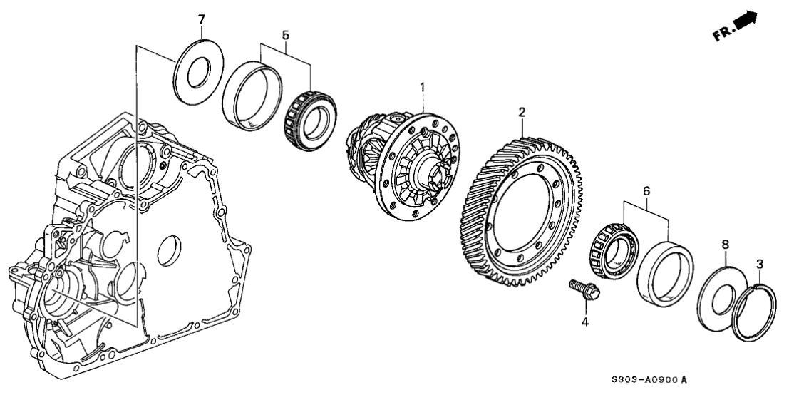 Honda 41444-P6H-000 Shim G (76MM) (2.35)