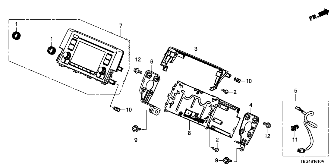 Honda 39105-T5R-A71 Screw, Tapping (2.6X8)