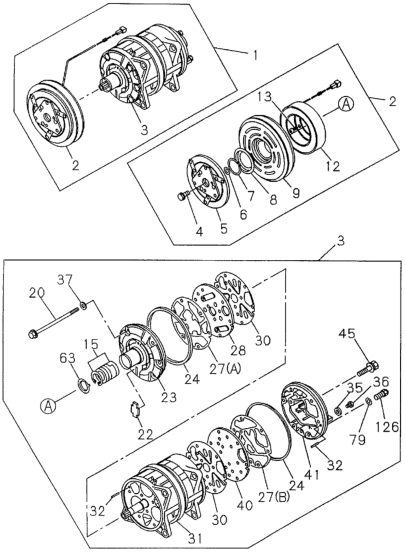 Honda 8-97085-895-2 Compressor Assy.