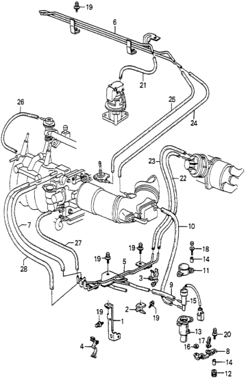 Honda 36171-PD6-010 Bracket, FRequency Solenoid Valve