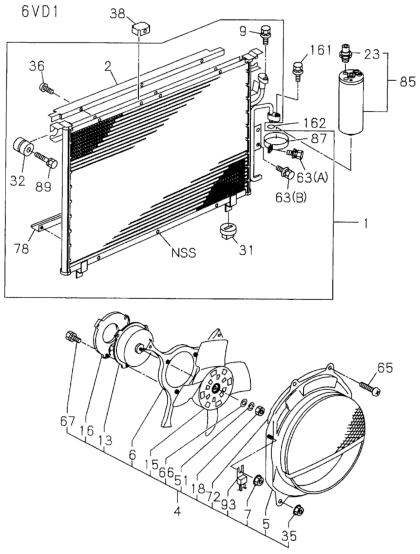 Honda 8-97366-963-0 Switch Pressure, Cond