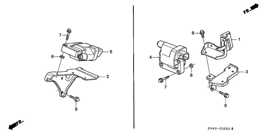 Honda 30501-P0G-A00 Bracket, Ignition Coil