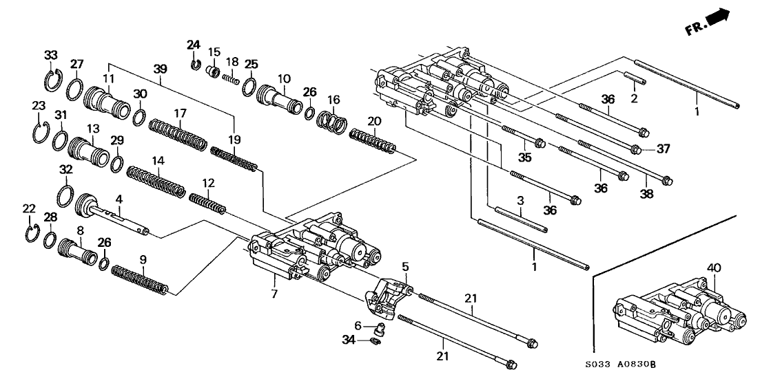 Honda 27574-P4R-000 Piston, Third Accumulator