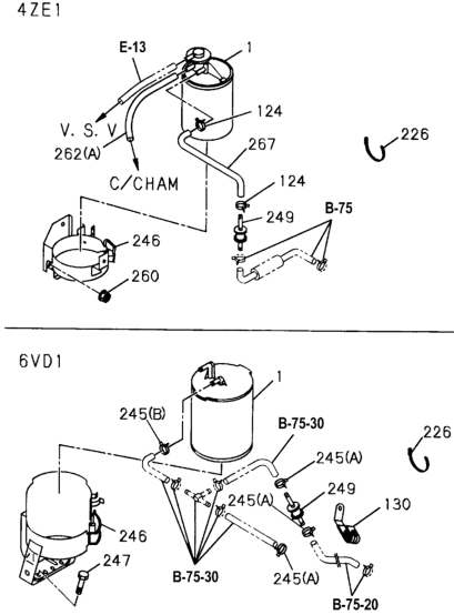 Honda 8-94225-185-0 Clip, Harness