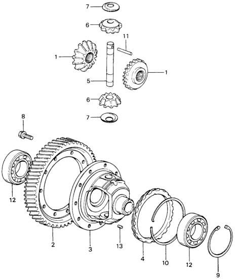 Honda 41233-PA9-010 Gear, Final Driven