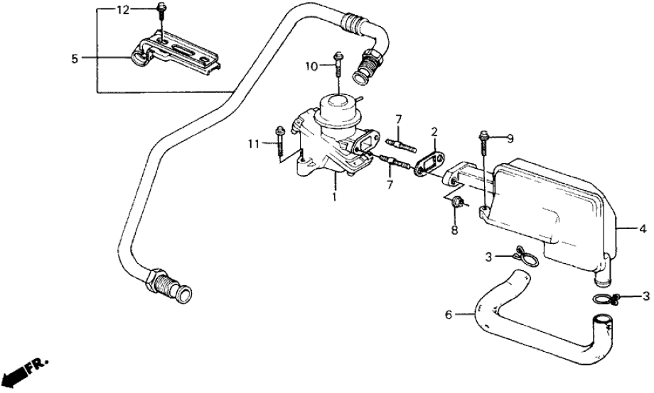 Honda 18790-PK1-661 Pipe, Air Suction