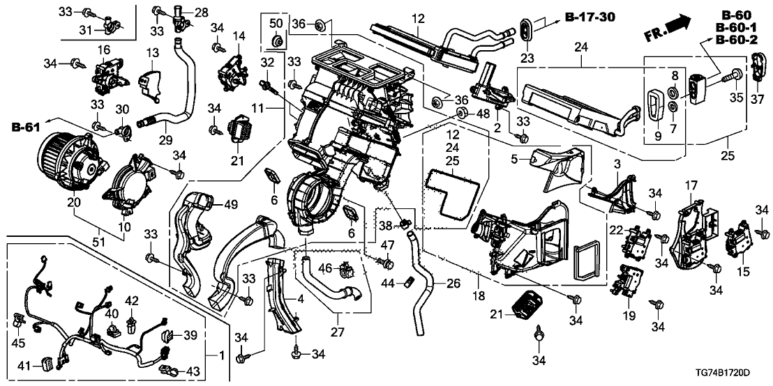 Honda 79115-TG7-A41 SET