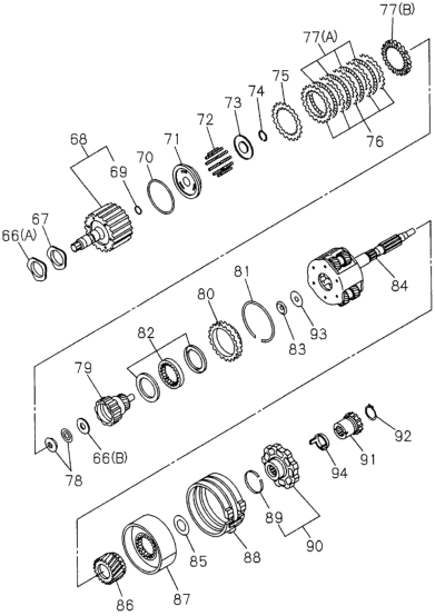 Honda 8-96017-348-0 Carrier Assy., Planetary