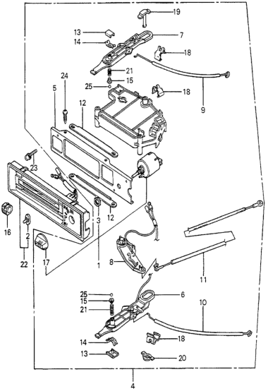 Honda 39330-692-672 Control Assy., Heater