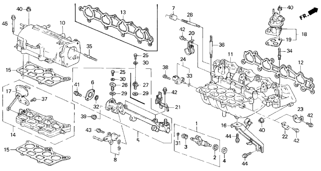 Honda 17125-P13-000 Stay, In. Manifold