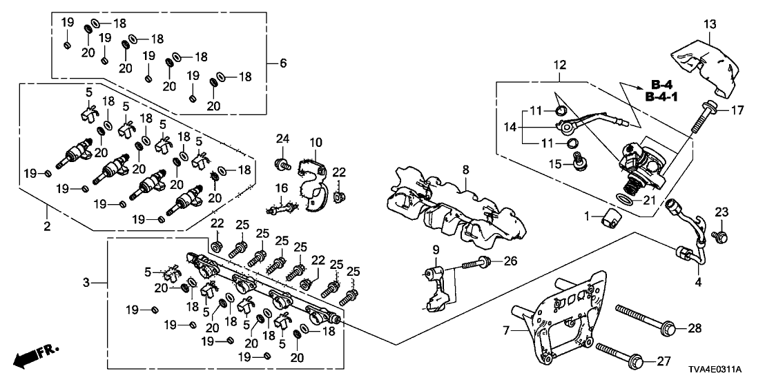 Honda 90053-6B2-A01 Bolt, Stud