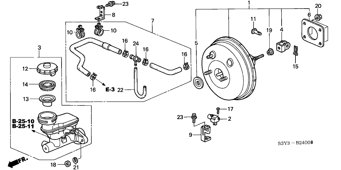 Honda 46402-S3Y-A01 Tube Assy., Master Power