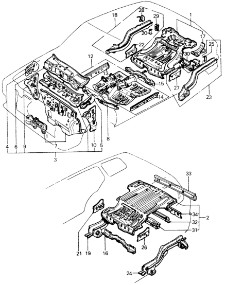 Honda 60680-SA0-660ZZ Pillar, L. FR. (Lower) (Inner)