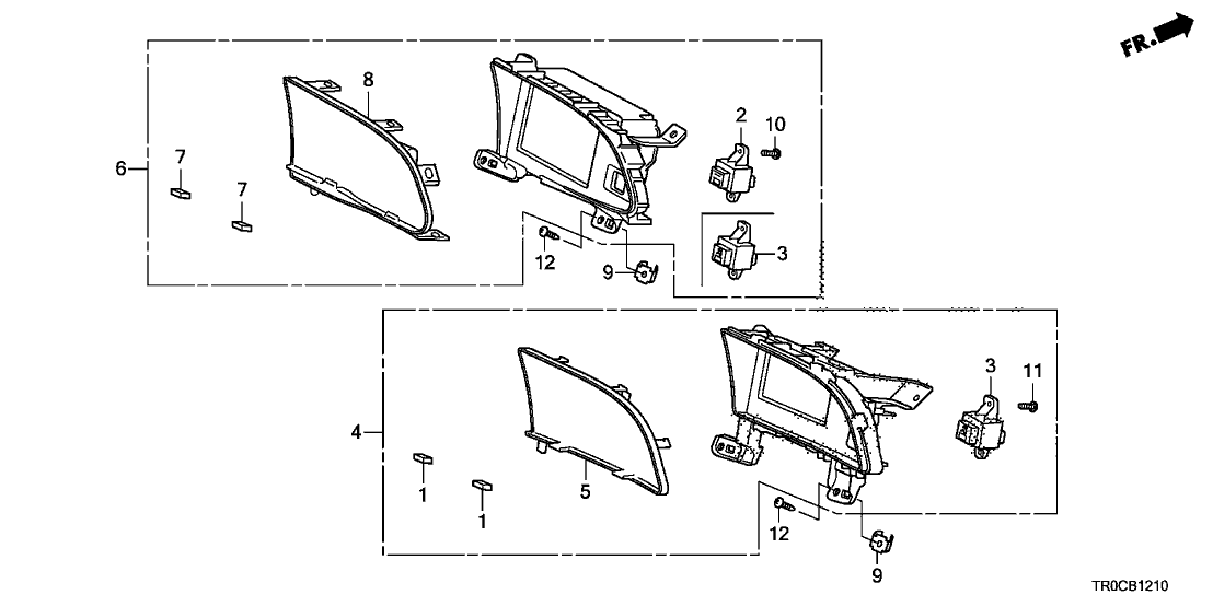 Honda 78270-TR3-A31 Display Assy., Center (Tft)(Coo)