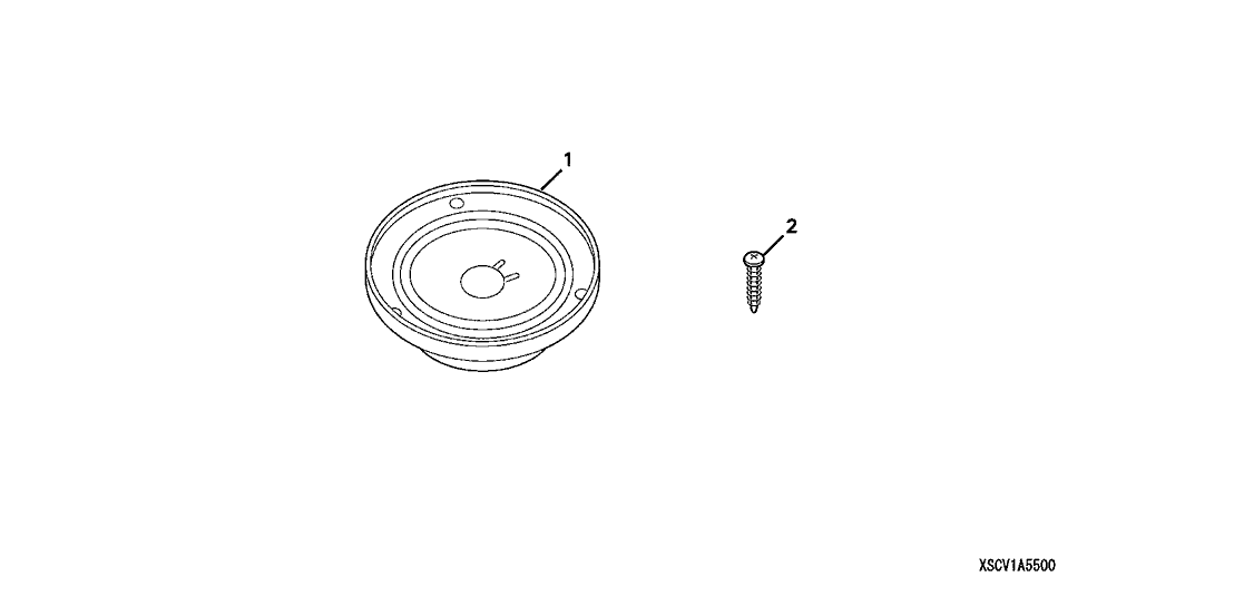 Honda 08A55-SCV-100 Audio Speakers (2)