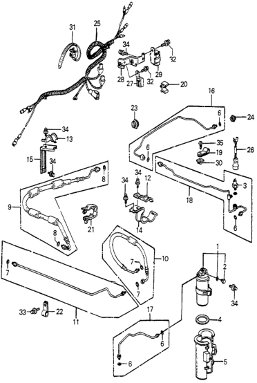 Honda 38731-SA5-010 Bracket, Air Conditioner Relay