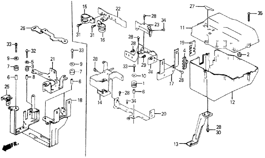 Honda 36201-PE1-821 Cover (Upper)