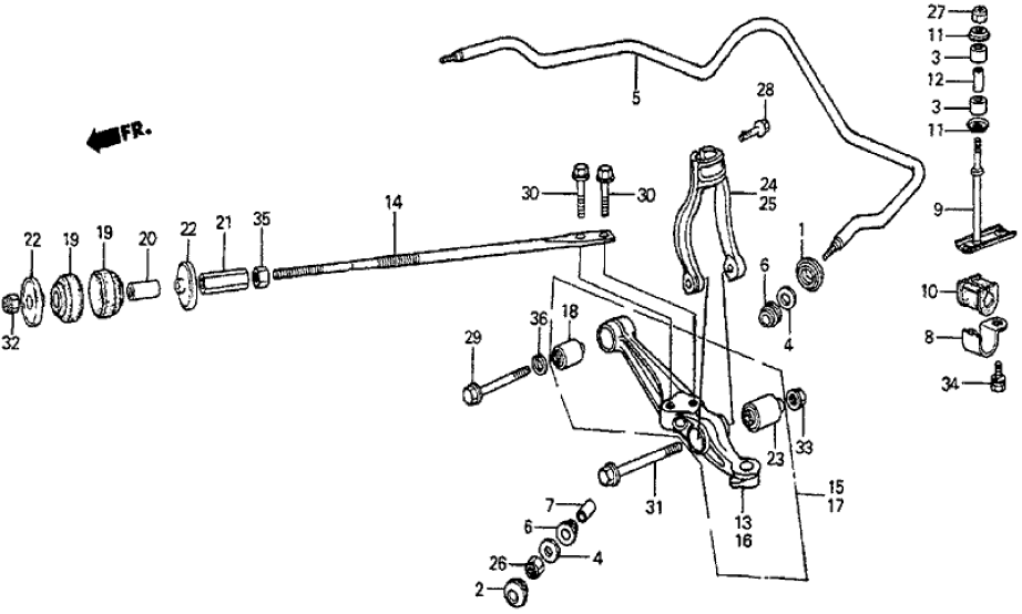 Honda 51811-SB0-020 Fork, R. FR. Fork