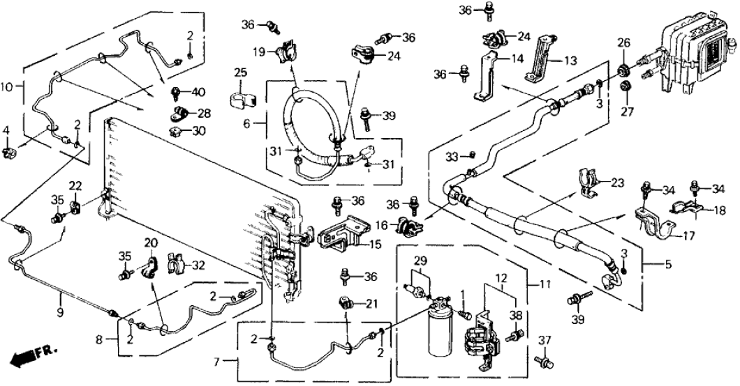 Honda 80315-SF1-A50 Hose, Discharge