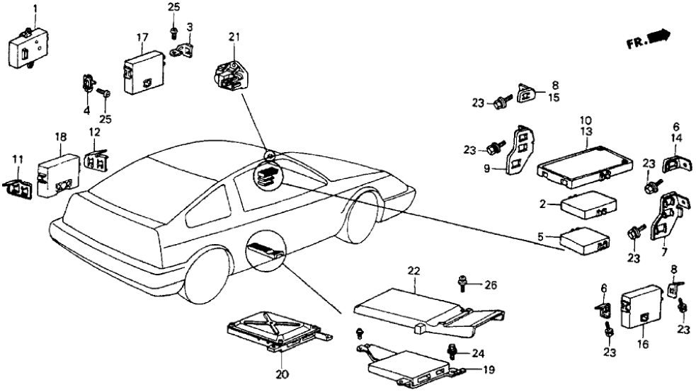 Honda 37745-PE1-711 Control Unit, Thermo