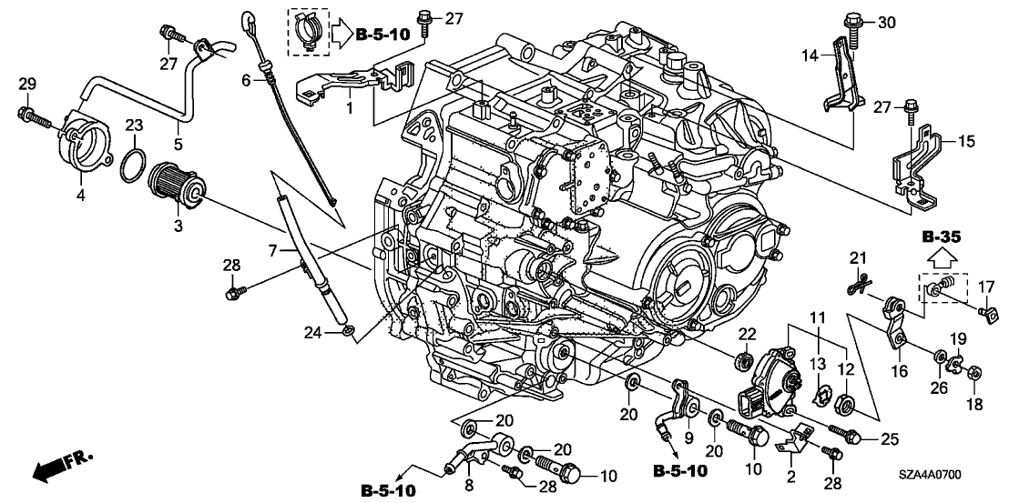 Honda 54313-STK-A81 Lever, Control