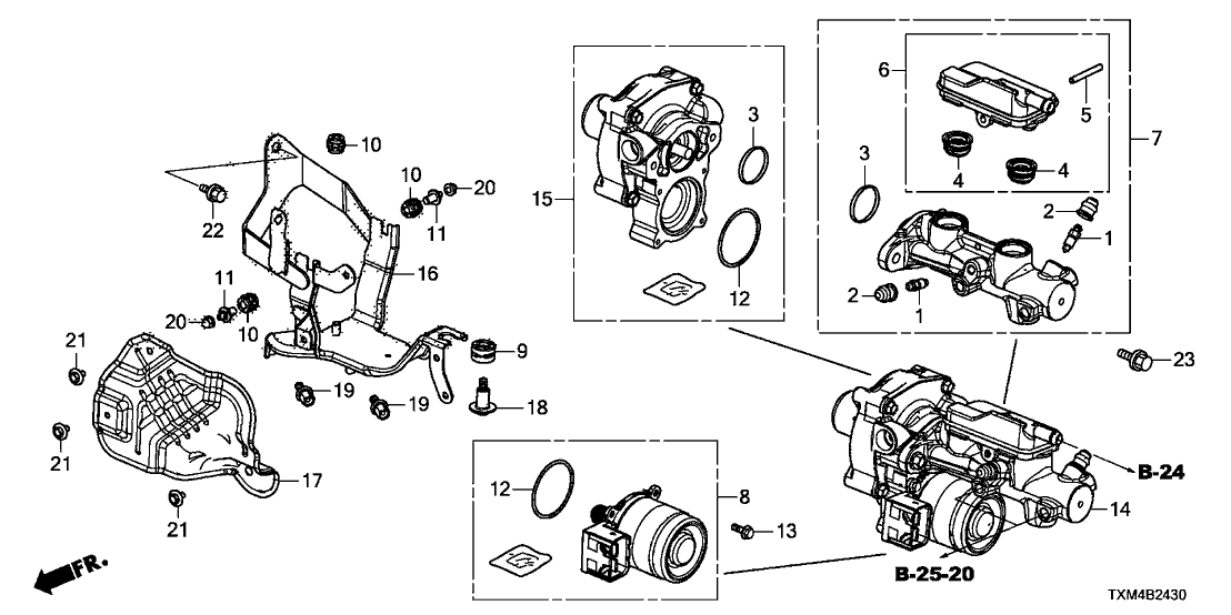 Honda 57302-T6C-J01 Bolt, Flange (5X15)