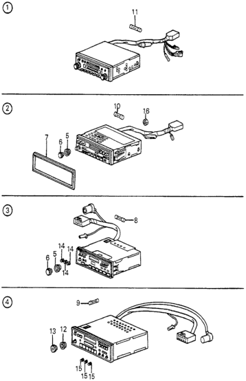 Honda 39110-SA5-921 Fuse (3A) (Panasonic)