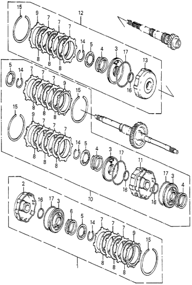 Honda 22610-PC9-020 Guide, Second Clutch