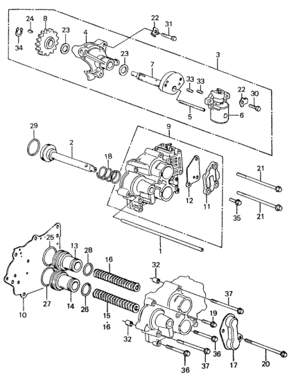 Honda 27572-PA9-910 Piston, Second Accumulator